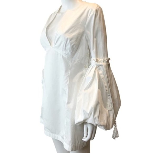 Free People Tunic Top with Balloon Sleeves - Picture 3 of 12